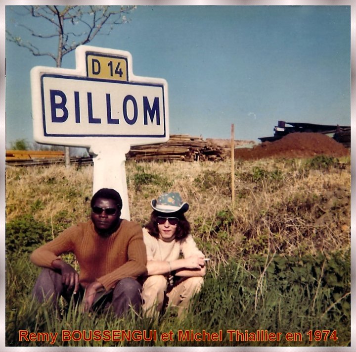 REMY BOUSSENGUY ET MICHEL THIALLIER EN 1974